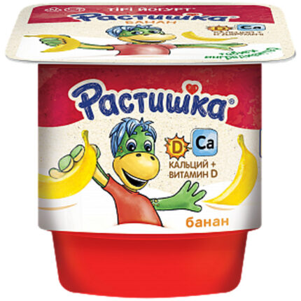 Йогурт Растишка Банан 100гр