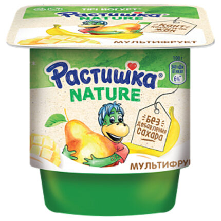 Йогурт Растишка Мультифрукт 2,7% 100гр