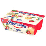 Творог Растишка Клубника-Абрикос 6*45гр