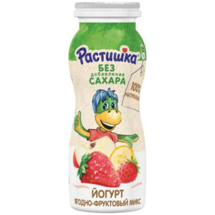 Йогурт питьевой Растишка Ягодно-Фруктовый Микс 90гр
