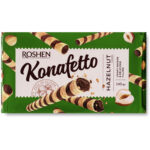 Вафельные трубочки Konafetto с ореховой начинкой 140гр