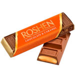 Батон рошен мол-шок с карамельной начинкой 40гр