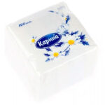 Салфетка Карина Стандарт белая 100шт