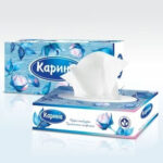 Салфетки Карина в коробочке двухслойные