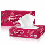 Салфетки Papirone в коробочке 155*200 3 слоя 80шт