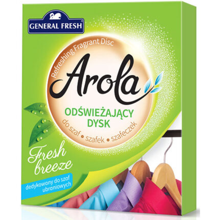 Диск освежающий General ароматизированный для шкафов Зеленый 9шт