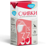 Сливки Чудское озеро ультрапастеризованные для взбивания 35% 1л