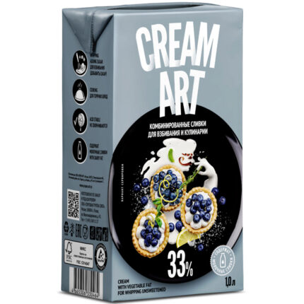 Комбинированные сливки Creamart 33% (8%молочного жира) 1л