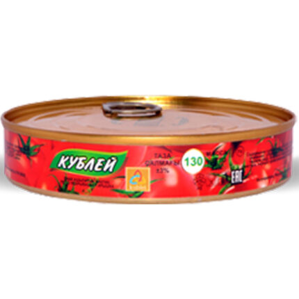 Томатная паста Кублей 130гр (крышка easyopen)