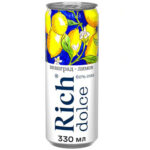 Напиток  сокосодержащий Rich из винограда и лимона 60% ж/б 0,33л
