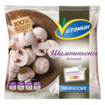 Шампиньоны Vитамин резаные с/м 400гр