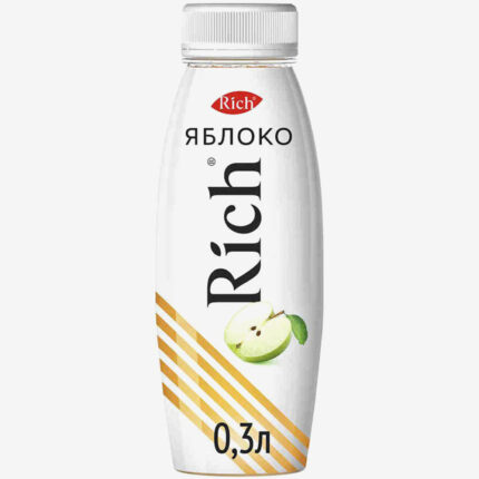 Сок Rich Яблочный 100% 0,3л