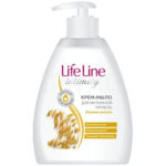 Жидкое мыло Life Line для интимного ухода Овсяное молочко 280гр