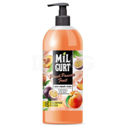 Жидкое мыло Milgurt персик и маракуйя в йогурте 860мл