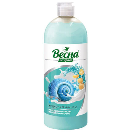 Жидкое мыло Весна морские минералы и соевое молочко 850мл
