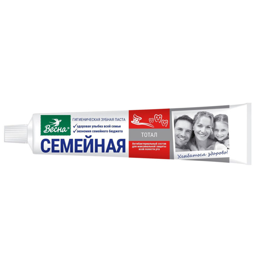 Зубная паста Семейная б/ф тотал 90гр — soyztm.kz