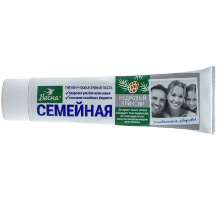 Зубная паста Семейная в/ф кедровый элексир 100гр