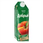 Нектар Добрый Персиково-яблочный 45% 1л