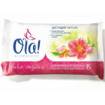 Салфетки влаж. OLA д/интим.гиены Цветущий персик 15шт