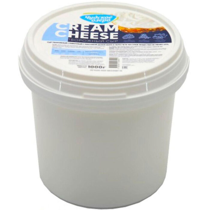 Сыр Чудское озеро творожный сливочный 60% ведро 1кг — изображение 2