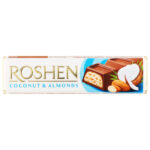 Батон рошен мол шок с кокосом и миндалем 38гр