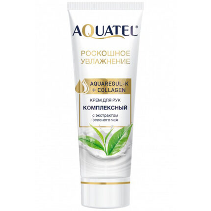Крем для рук Aquatel с Экстрактом зеленого чая 75мл