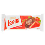 Сдобное печенье Lovita Jelly Cookies с желейной начинкой клубника 135гр