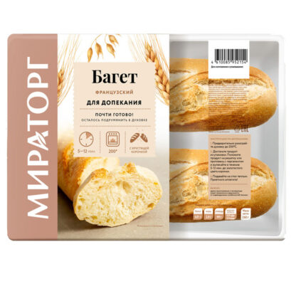 Багет Мираторг мини французский зам 260гр