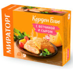 Кордон-блю Мираторг с ветчиной и сыром 405гр
