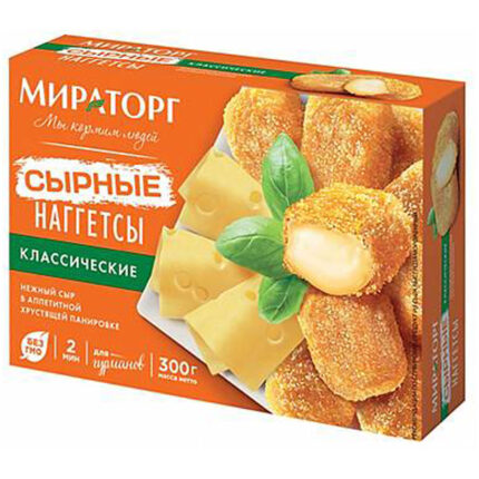 Наггетсы Мираторг сырные Классические 300гр