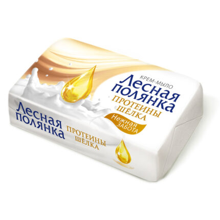 Крем-мыло Лесная полянка Протеины шёлка 90гр