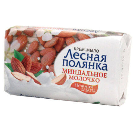 Крем-мыло Лесная полянка Миндальное молочко 90гр