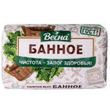 Мыло туалетное Весна Банное 90гр