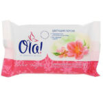 Салфетки влажные Ola Цветущий персик для интимной гиены 15шт