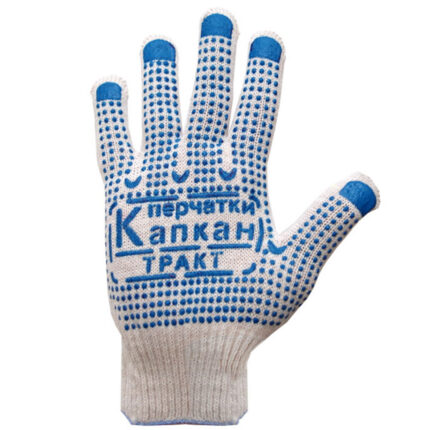 Перчатки х/б Капкан 10шт