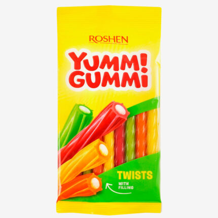 Желейные конфеты Yummi Gummi Twists 70гр
