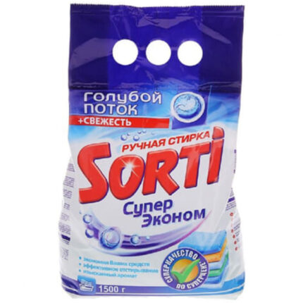 Стиральный порошок Сорти Ручная СуперЭконом 1,5кг