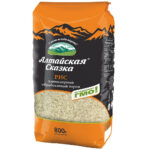 Рис длиннозерный обработанный паром 800гр