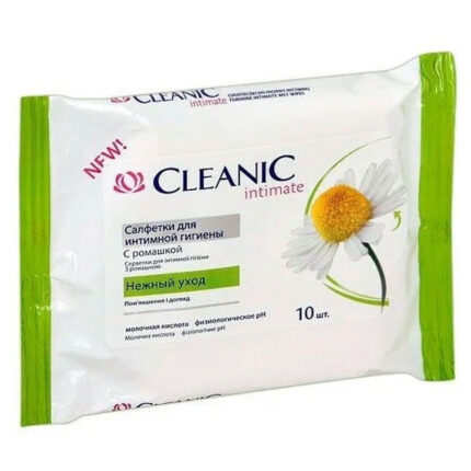 Салфетки Cleanic Нежность влажные для интимной гигиены