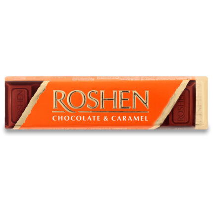 Батончик Roshen молочно-шоколадный с начинкой крем-брюле 43гр