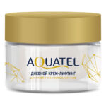 Дневной крем-лифтинг для лица Aquatel для сухой и чувствительной кожи банка 50мл