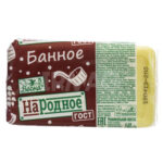 Мыло туалетное Весна Народное (банное) 140гр