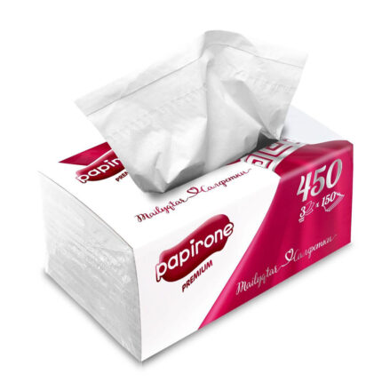 Салфетки вытяжные Papirone Кольцо 155*200 3 слоя 150шт