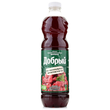 Сок Добрый яблоко, черноплодная рябина и малина 40% 1,47л
