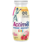 Йогурт питьевой Actimel Малиновое мороженое 1,5% 95гр