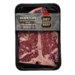 Стейк Мираторг Портерхаус говяжий Black Angus н/к CHOICE зам..SKIN 700гр