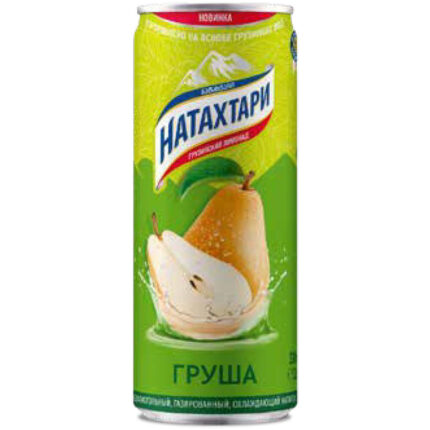 Лимонад Натахтари Груша ж/б 0,33л