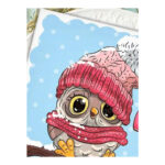 Салфетки трехслойные "Совушка" 33*33 20шт