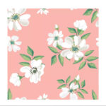 Салфетки трехслойные "Жасмин зеленый фон" 33*33 20шт