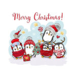 Салфетки трехслойные "Зимняя команда" 33*33 20шт